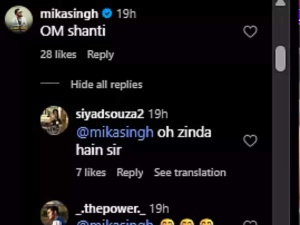 Mika Singh's 'Om Shanti' comment on Priyadarshan's retirement post on ‘Hera Pheri 3’ goes viral; sparks hilarious netizen reactions: ‘Tussi chashma utaro…’