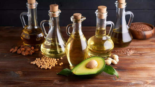 Various types of hair oils