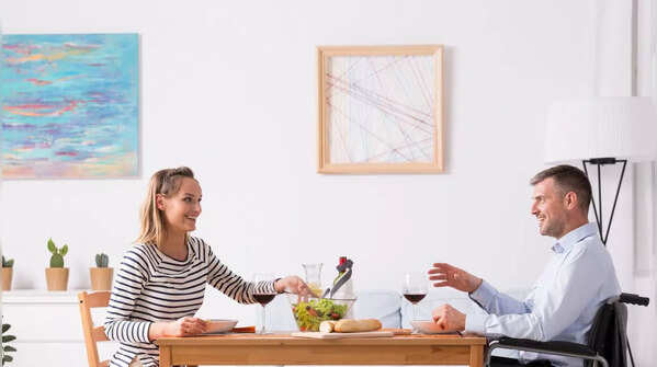 Confident woman setting healthy boundaries.