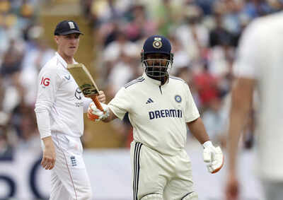 Rishabh Pant celebrates a fifty during the second Test against England.