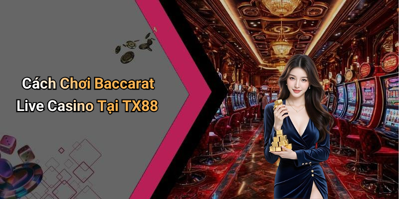 Cách Chơi Baccarat Live Casino Tại TX88